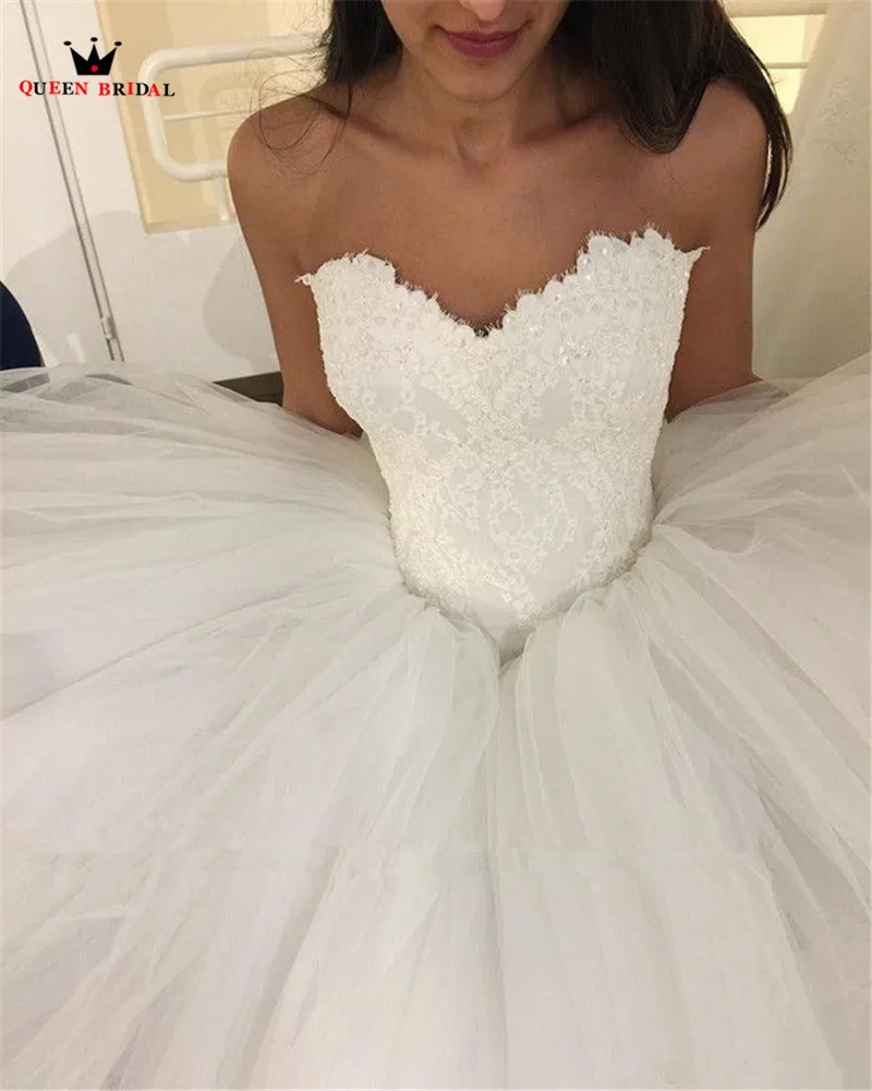 Vestido De Noiva горячая Распродажа 2021 бальное платье без бретелек пышное свадебное