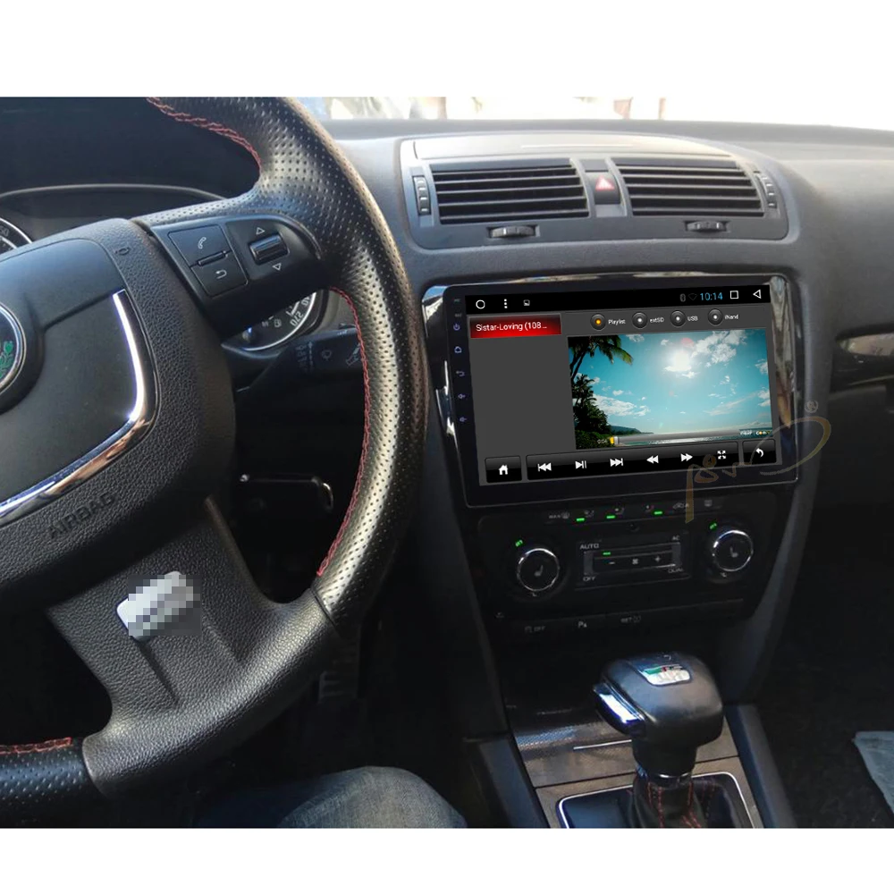 Android 7 1 автомобильное радио GPS Navi для Skoda Octavia стерео автомобильный мультимедийный