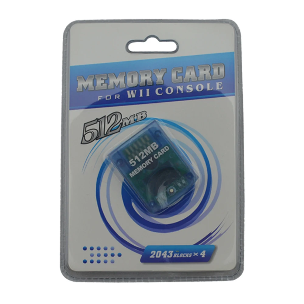 

100pcs wholesale 512MB Memory Storage Card Saver for Wii for GameCube Xmas Gift