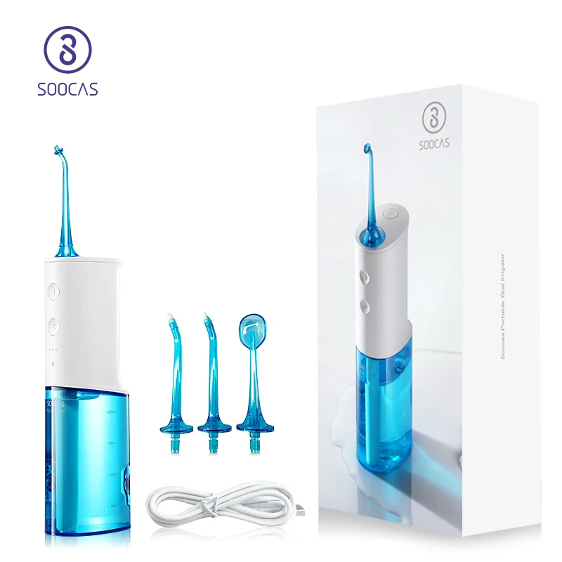 SOOCAS W3 портативный ирригатор для полости рта Стоматологический Электрический водный Флоссер оригинальная струйная насадка наконечники дополнительная Замена зубная Чистка полости рта