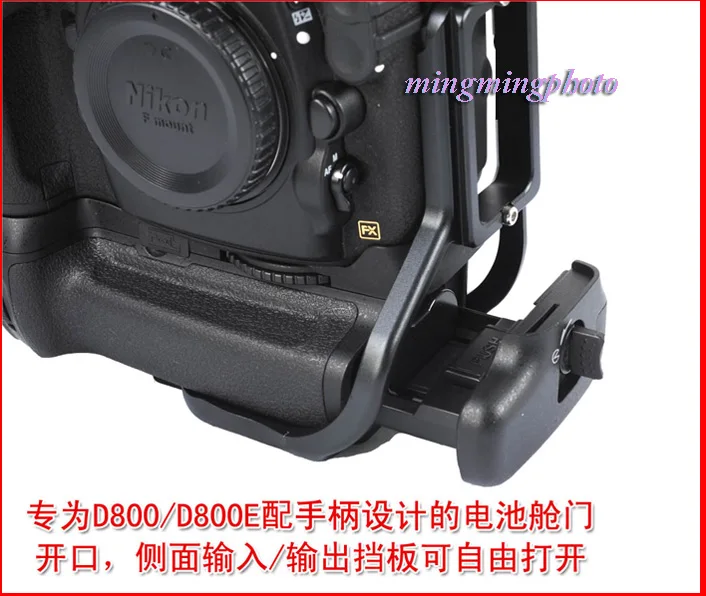 L-образный Shoot Quick Release L пластина/кронштейн держатель вертикальная рукоятка для Nikon D810 D800 D800E сферическая головка с камерой