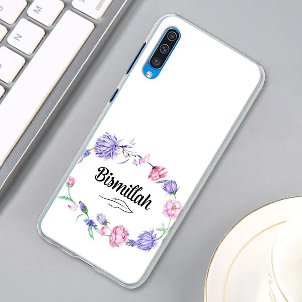 Muslim Islam Bismillah Allah Case Cover for Samsung Galaxy A30 A40 A50 A70 A6 A8 Plus A7 A9 M30 Phone Case Coque - Цвет: 14