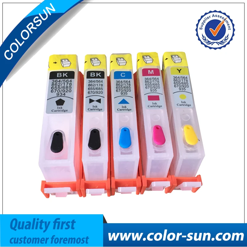 5 шт. картридж для принтера HP 564 PhotosmartPlus B209a B210a Deskjet 3522 Photosmart 3526 5510 5511 B109a|ink cartridge|ink