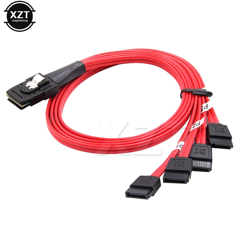 Жесткий диск Super Mini SAS 4i 1 шт. с 36P на 4 SATA 7P HDD 50 см новый сплиттер кабель 10 Гбит/с