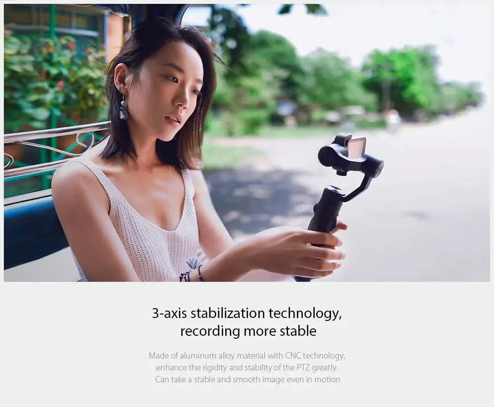 Brand New Xiaomi Mi Action Camera Handheld Gimbal Stabilizer 3 Axis Brushless Gimbals for Mijia Mini Camera with 5000mAh