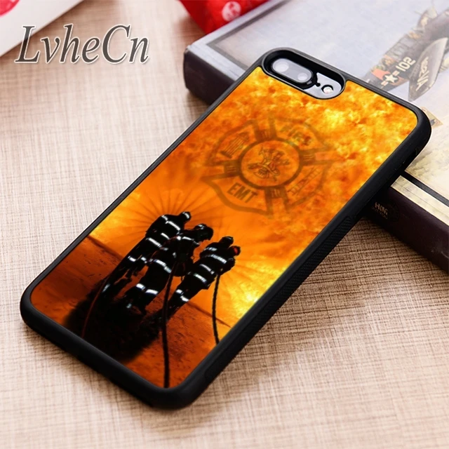 Чехол для телефона LvheCn EMT Fireman Fire Rescue чехол iPhone 5 6 6s 7 8 plus X XR XS max 11 12 Pro Samsung Galaxy S7 S8 S9