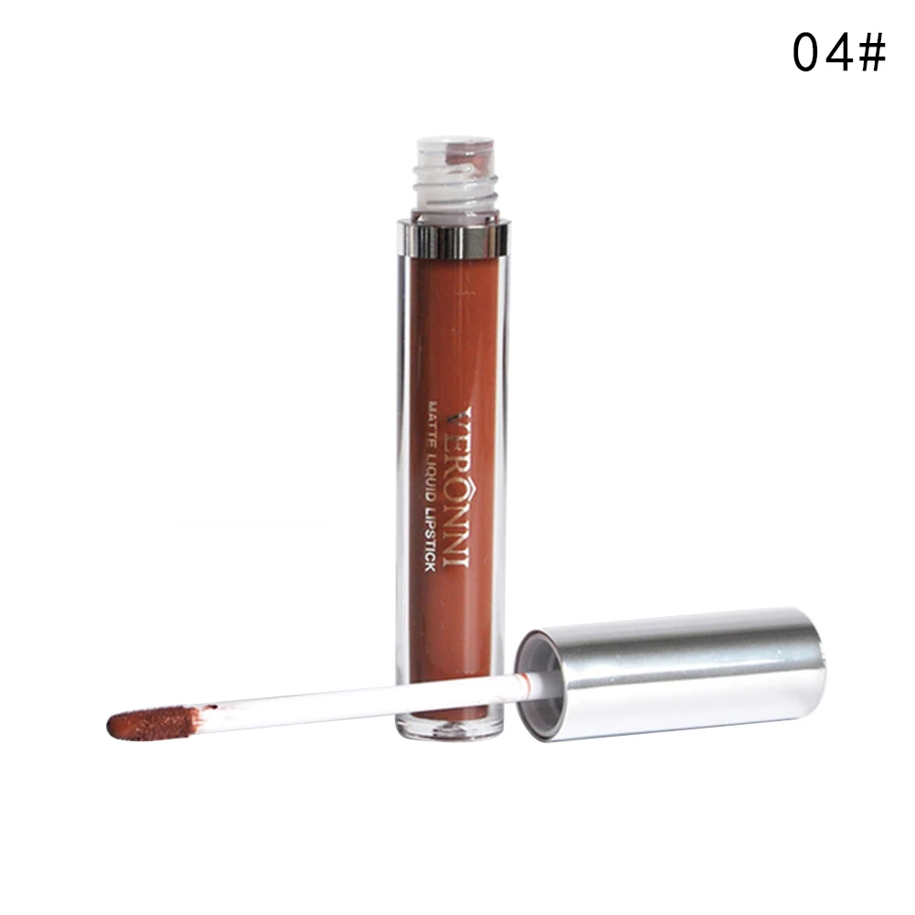 VERONNI 13pcs/set Durable Matte Waterproof Matte Liquid Lipstick Lip Sexy Lip Gloss Non-stick Cups Do Not Fade Tint Korean TSLM2