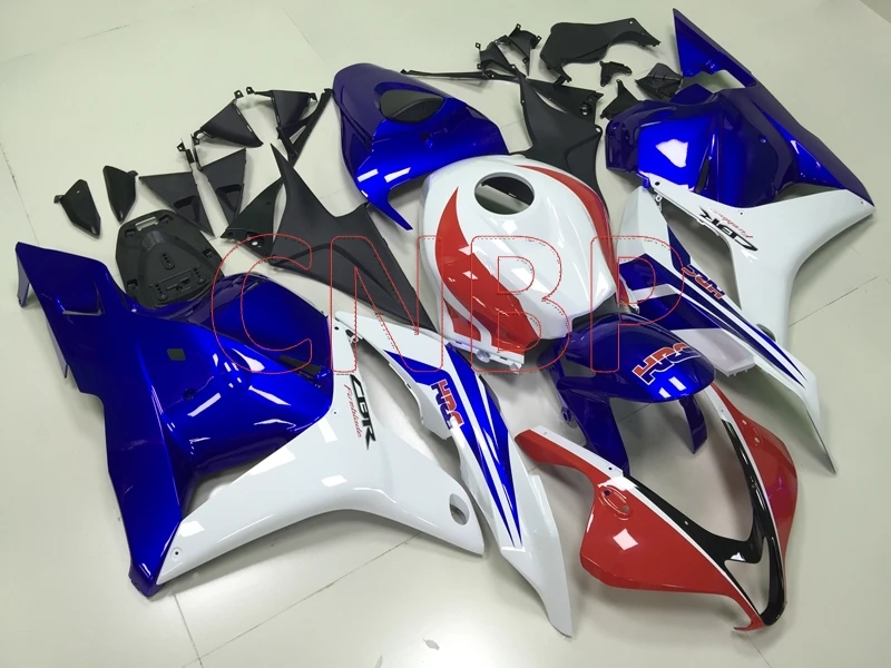 Пластиковые обтекатели CBR 600 RR 2009-2012 синий белый красный обтекатель Abs 2011