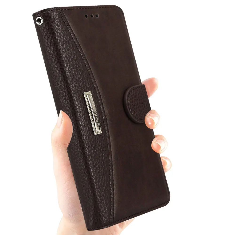 IDOOLS Flip Case for Nokia 7.1 Nokia7.1 Luxury Wallet PU Leather TPU Cover Magnetic Phone Bags Cases Coque 5.84'' | Мобильные