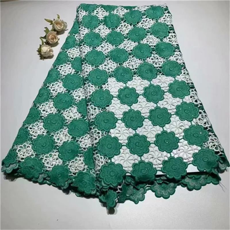 Black &amp Red Color African Lace Fabrics 5 Yard Guipure Fabric 2019 High Quality Cord For Wedding Dresses | Дом и сад