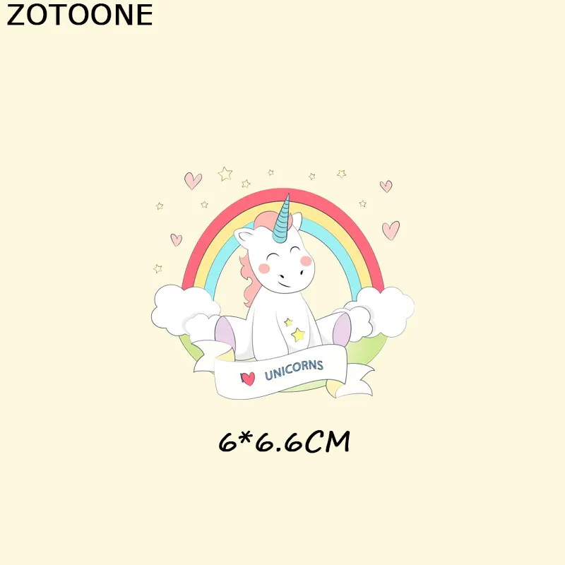 ZOTOONE маленькие пластыри с мультяшными животными утюгом для детей детская одежда
