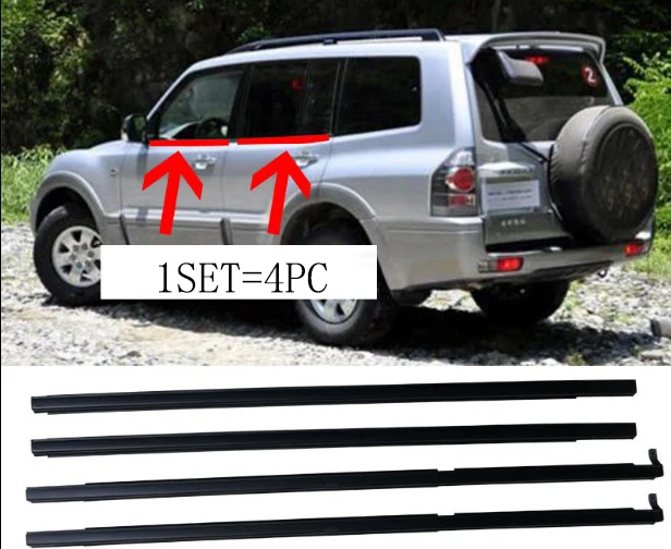 Для Mitsubishi Pajero V73 V75 V77 V93 V97 дверная стеклянная наружная оконная полоса уплотнение |