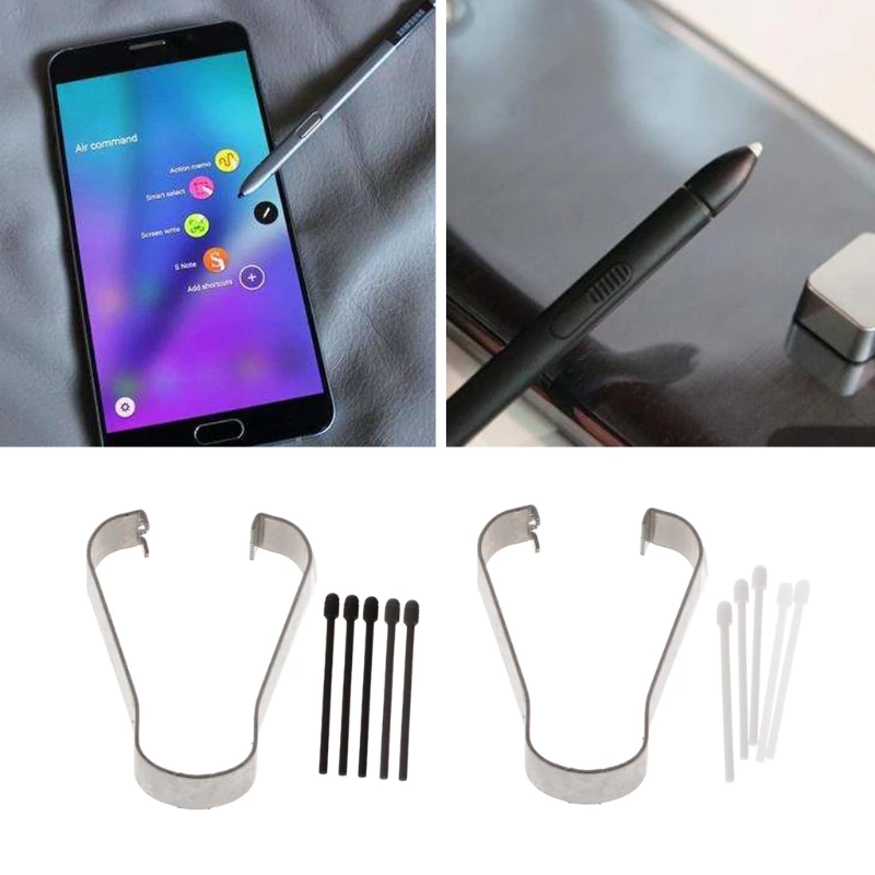 Сменный наконечник для Samsung Galaxy Note 5/4/3 сменный стилуса с зажимом|Стилусы
