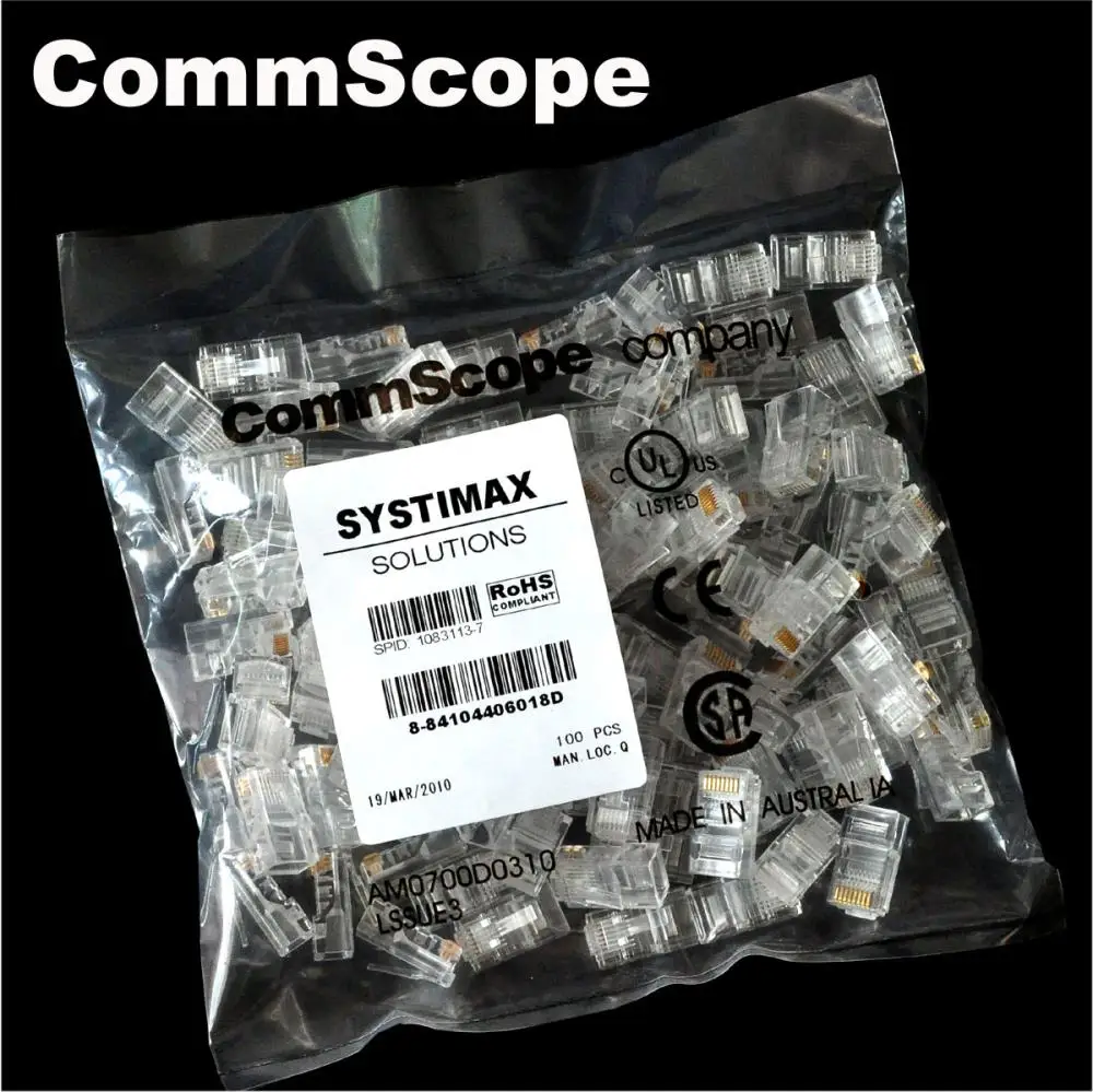 100 шт. суперкачественные разъемы RJ45|cat6 ethernet|ethernet cat6rj45 ethernet |