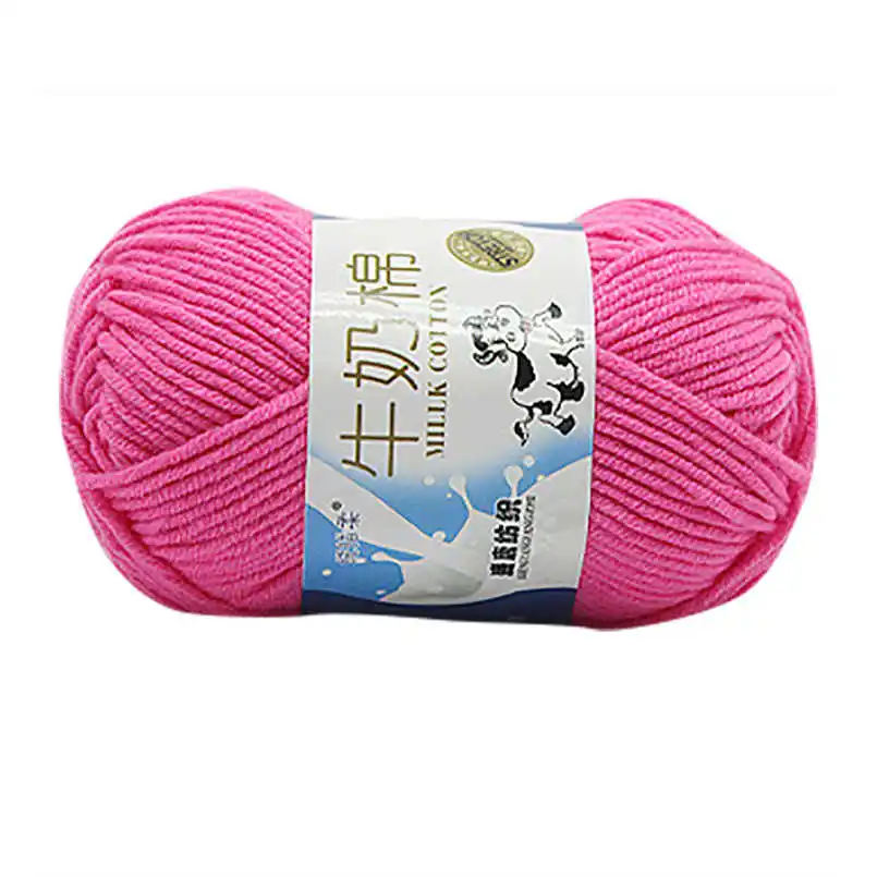 milk cotton wool 1 шт., 50 г, новинка, массивное, красочное, ручное вязание, счеты, молочный хлопок, молочное волокно, хлопковая пряжа, шерсть, бархат, вязание крючком для ручного вязания, DIY5pz - Цвет: milk cotton wool