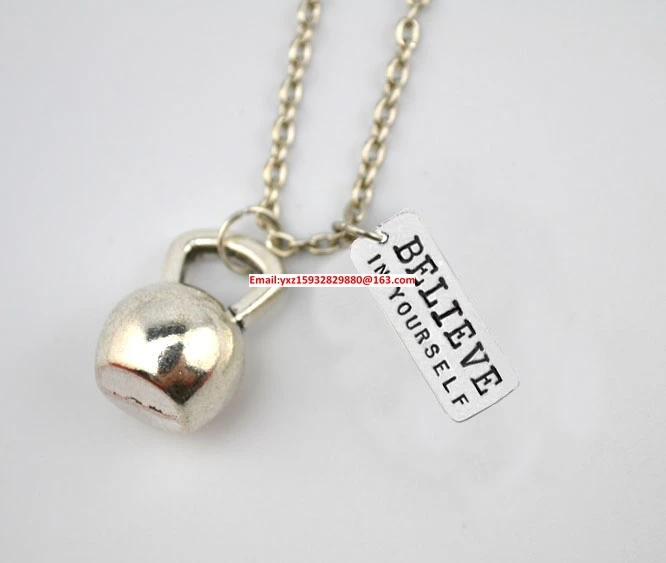 Новый продукт фитнес бижутерия для тяжелой атлетики спортивное ожерелье |