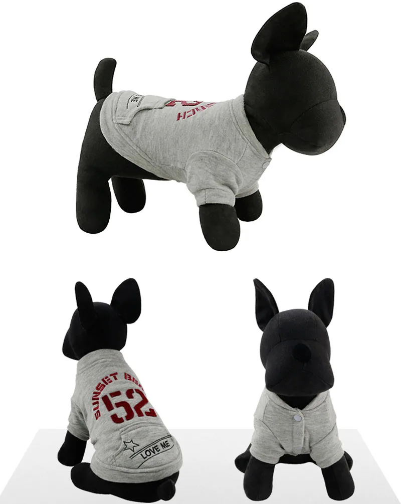 Пальто для маленьких собак свитер зимняя одежда куртка с капюшоном толстовка