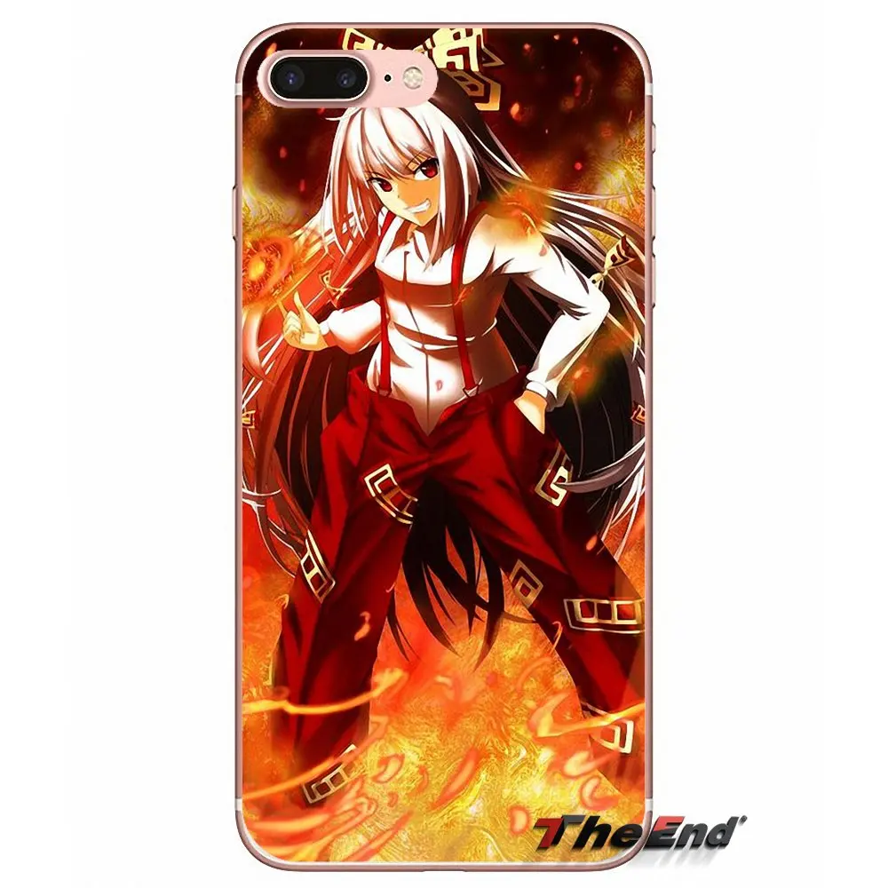 Чехол с принтом для Xiaomi Redmi 4 3 3S Pro Mi3 Mi4 Mi4i Mi4C Mi5 Mi5S Mi Max Note 2 Anime Touhou Fujiwara No Mokou |