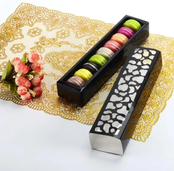 1 шт. упаковка для печенья белая пустотелая коробка торта коробки макарон