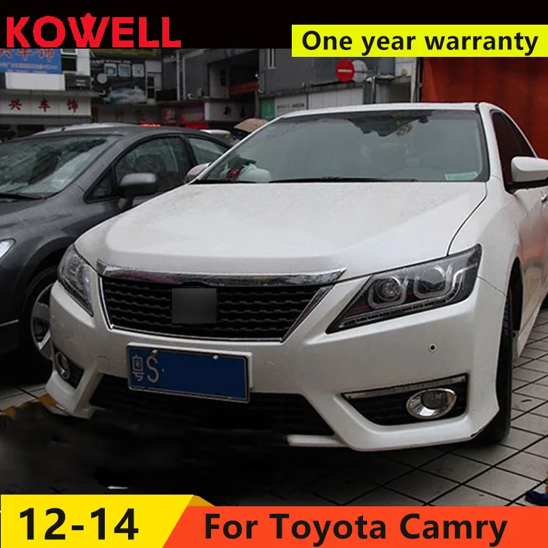 

KOWELL Car Styling for Toyota Camry Headlights 2012-2014 Camry LED Headlight DRL Lens Double Beam H7 HID Xenon bi xenon lens