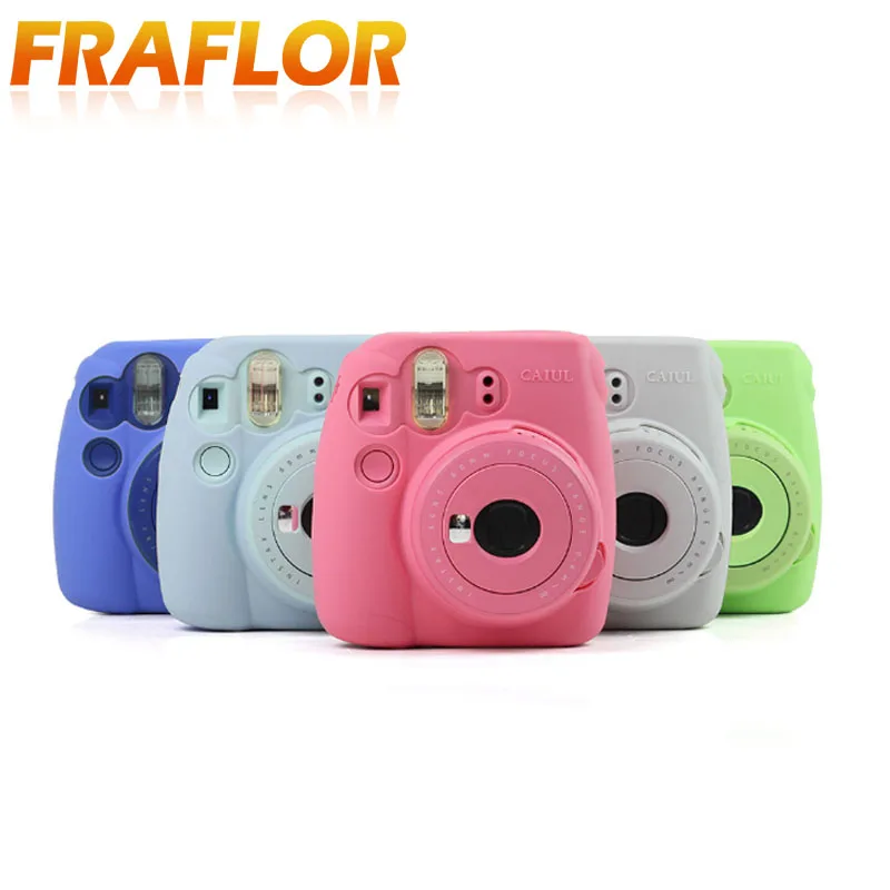 Цветные Чехлы для камер подходящие Fujifilm Instax Mini 8/8 + 9 чехол хранения сумка мягкая