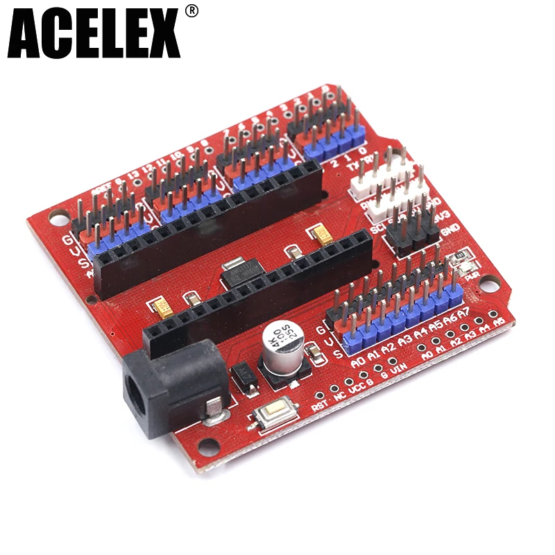 NANO I/O IO датчик расширения щит модуль для Arduino UNO R3 Nano V3.0 3,0 контроллер совместимая плата IEC PWM интерфейс 3,3 В
