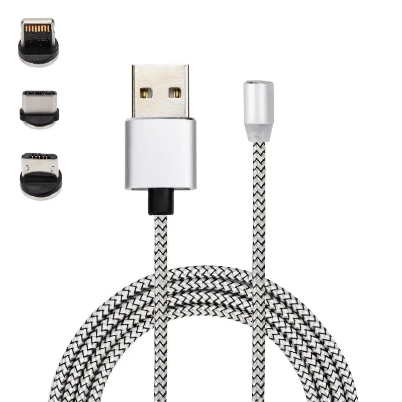 Телефонный кабель LANCASE для Xiaomi IPhone Ipad 2m 3 в 1 Micro USB Samsung Huawei Oneplus Android Type C зарядный