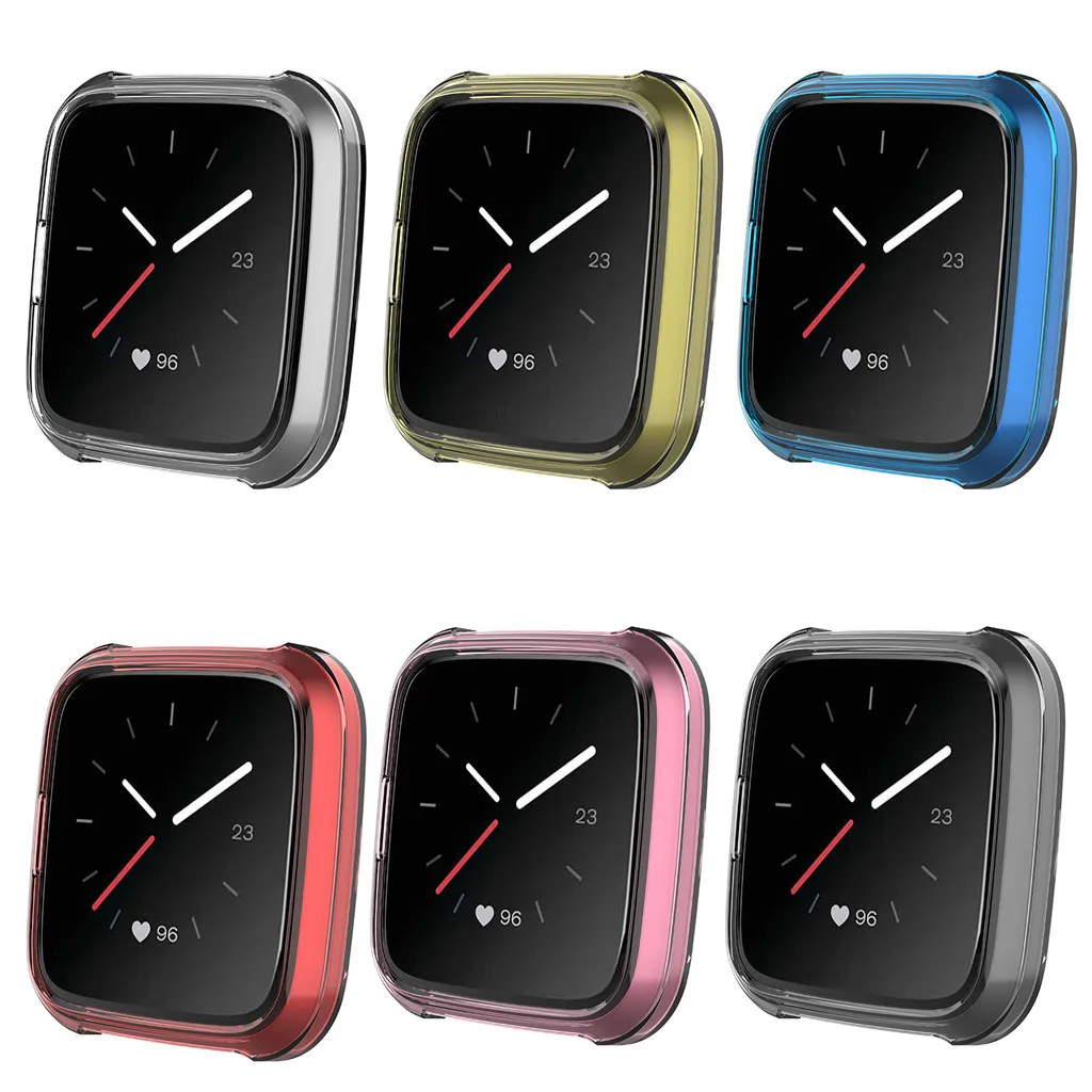 Ouhaobin смарт чехол для Fitbit versa Lite Смарт часы ультра тонкий мягкий ТПУ защитный часов