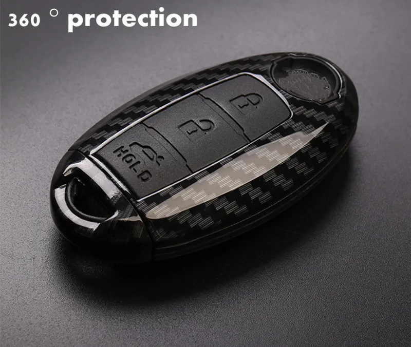 

Carbon Fiber Shell Car Remote Key Cover Case For Nissan Qashqai J10 J11 X-Trail t31 t32 kicks Tiida Pathfinder Murano Note Juke