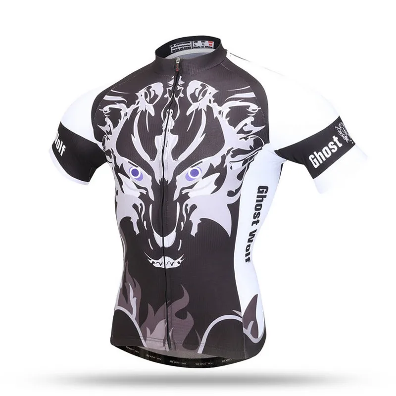 Спортивная велосипедная майка Ghost Wolf Мужская футболка с коротким рукавом дышащая