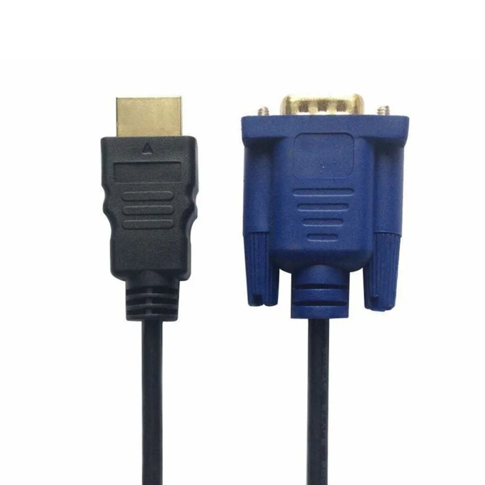 1 шт. 8 м Выход Дисплей 1080 P быстрая передача конвертер TV Box HDMI к VGA мужчины