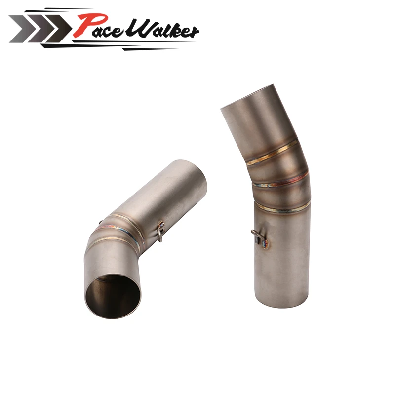 FREE SHIPPING Stainless Steel Motorcycle Motorbike middle of the exhaust pipe motorbike mid for Ducati 795 796 848 | Автомобили и