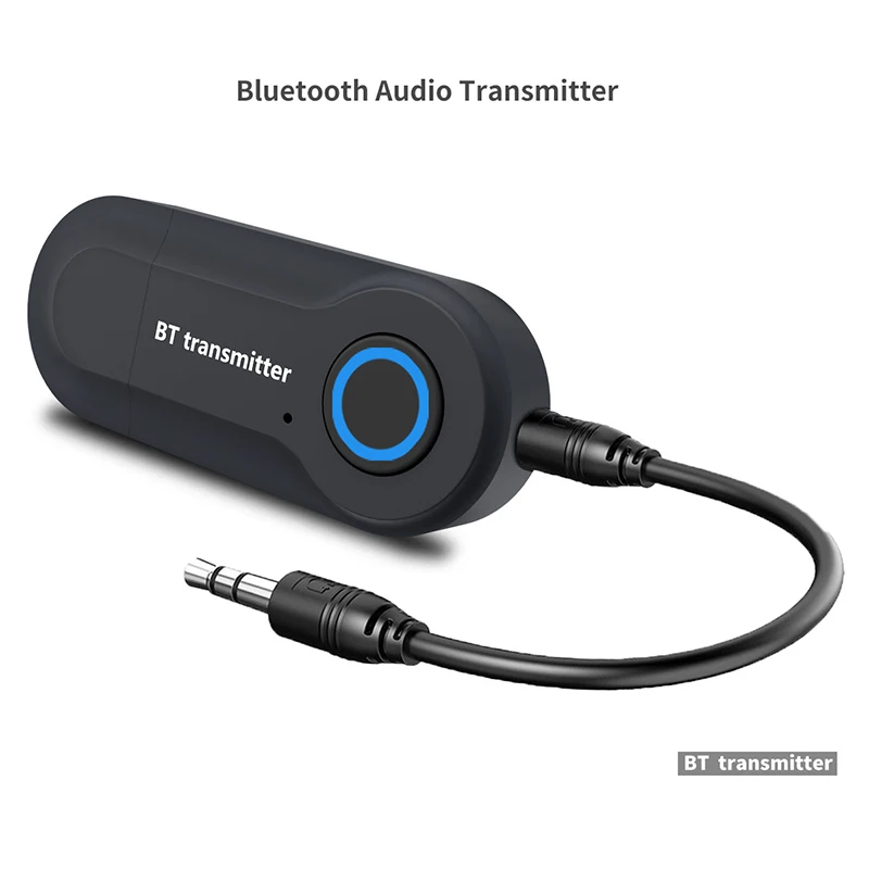 Роскошный 3 5 мм беспроводной Bluetooth адаптер передатчик стерео джек аудио