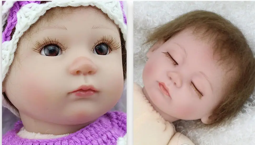 NPKDOLL кавайные близнецы, 18 дюймов, силиконовые куклы для младенцев, куклы для девочек, игрушки для детей, 45 см, ручная работа, полная кукла, игрушка