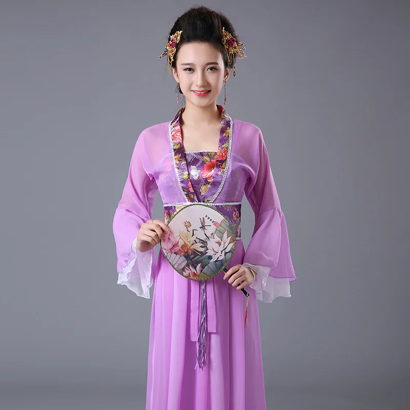 В 2020 г. новый костюм ручной работы из ткани ханьфу старинное женское сценическое