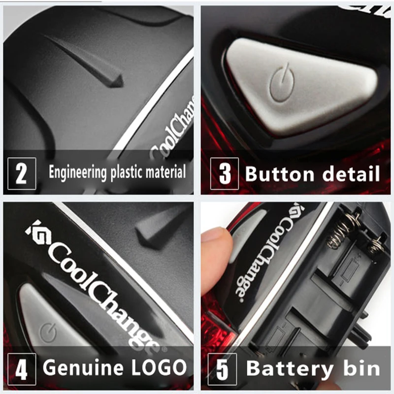 Красный свет велосипедные фары для подседельный штырь Дорога Горный велосипед