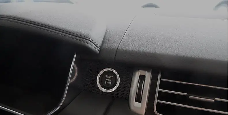 Двигатель звезда кольцо отделка для Range Rover Velar 2017 2018 аксессуар автомобиля