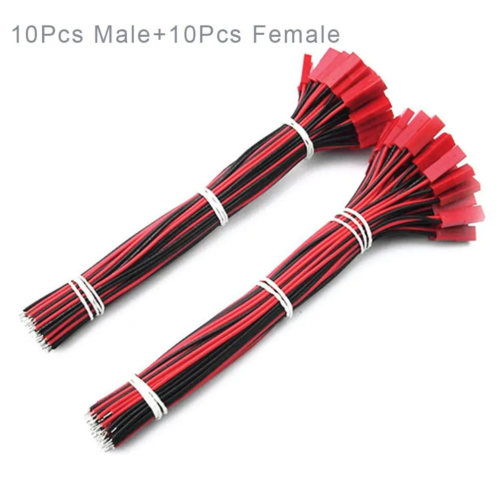 EBOYU(TM) 10 пар 180 мм 22 AWG JST штекер кабеля + гнездо для батареи RC BEC Lipo | Игрушки и хобби