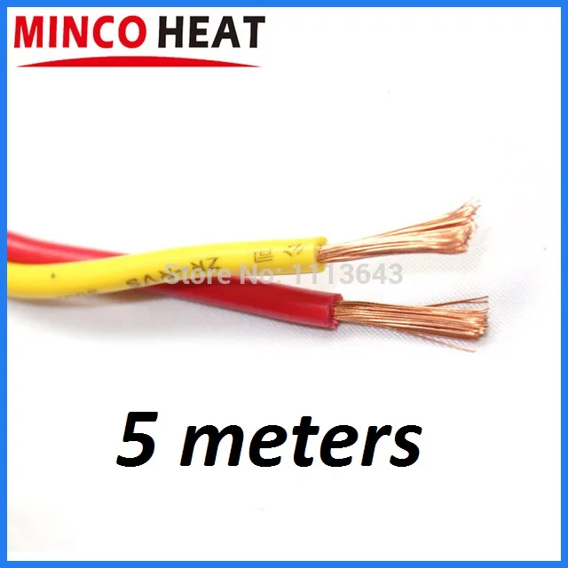 5 метров 2X1 мм2 RVS гибкий витой провод электрический из чистой меди для