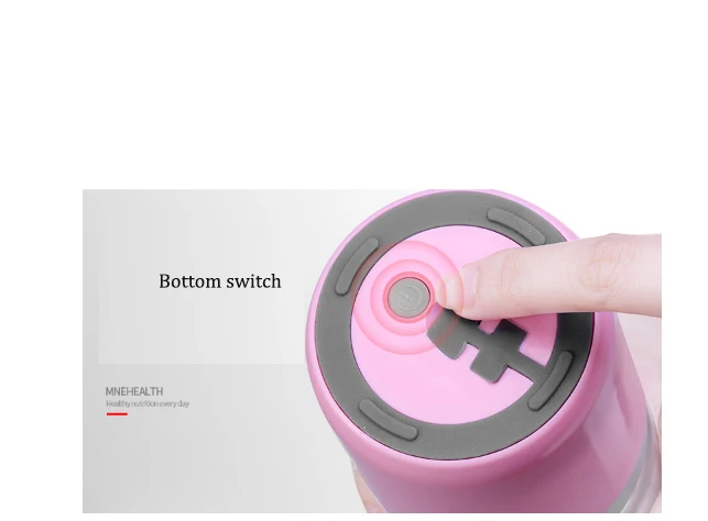 Соковыжималка с USB зарядкой аппарат для приготовления сорбета milkshaker 480 мл бытовая