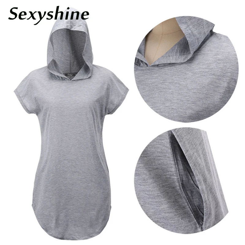 Hooded short sleeve tshirt women 2018 new fashion summer black sporting home casual solid simple irregular hem long tee tops
Hooded short sleeve tshirt women 2018 new fashion summer black sporting home casual solid simple irregular hem long tee tops