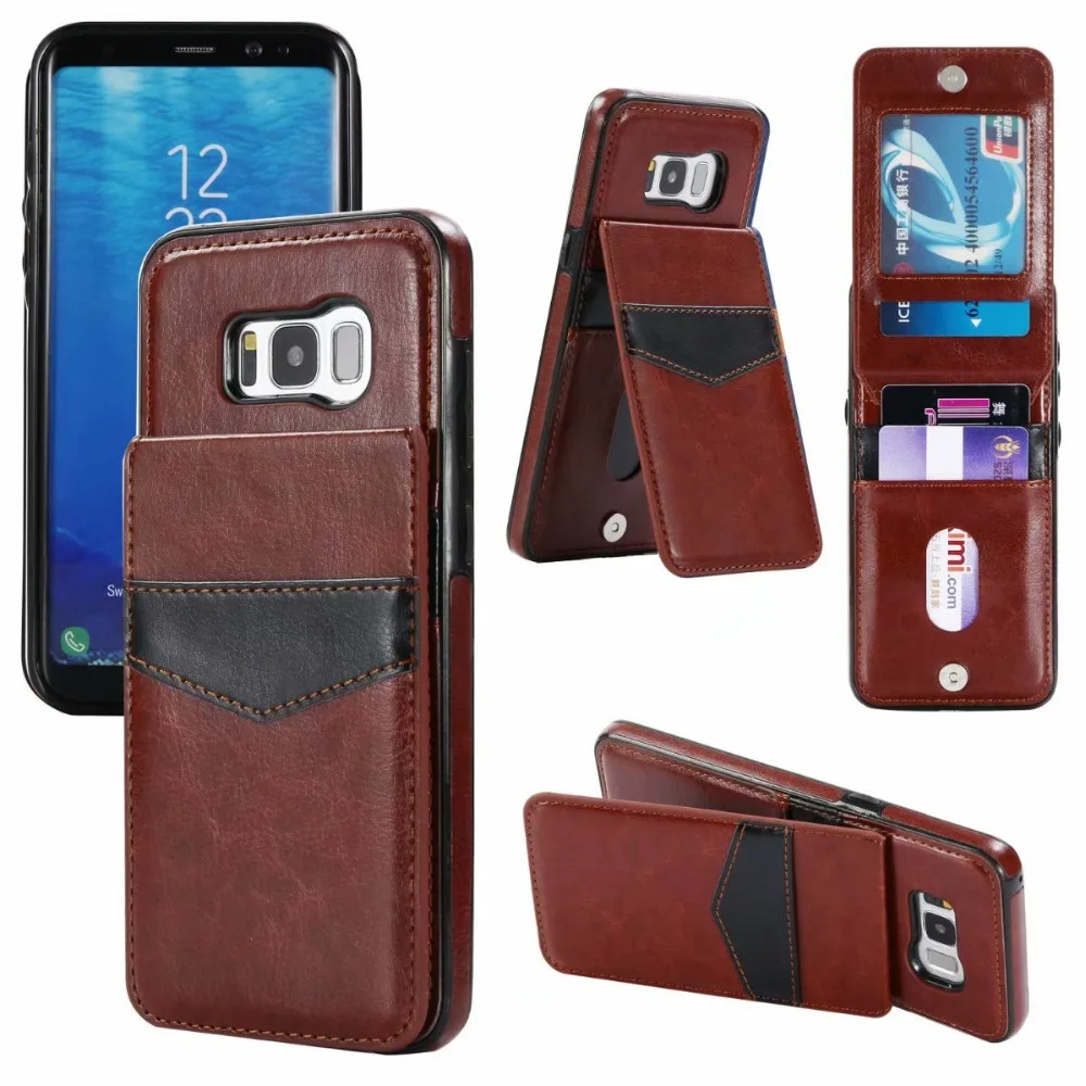 Retro PU Leather Case For Samsung Galaxy S10e S10 Lite S8 S9 Plus S7 S6 Edge Note 9 Card Holder Stand Vertical Wallet Cover |