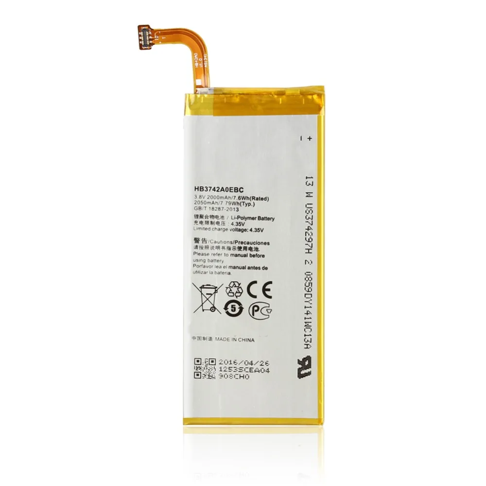 Аккумулятор для Huawei Ascend P6 3 8 в 2000 ма/ч HB3742A0EBC батарея P6-U06 G6 G620 G621 G620s G630 #20 | Мобильные
