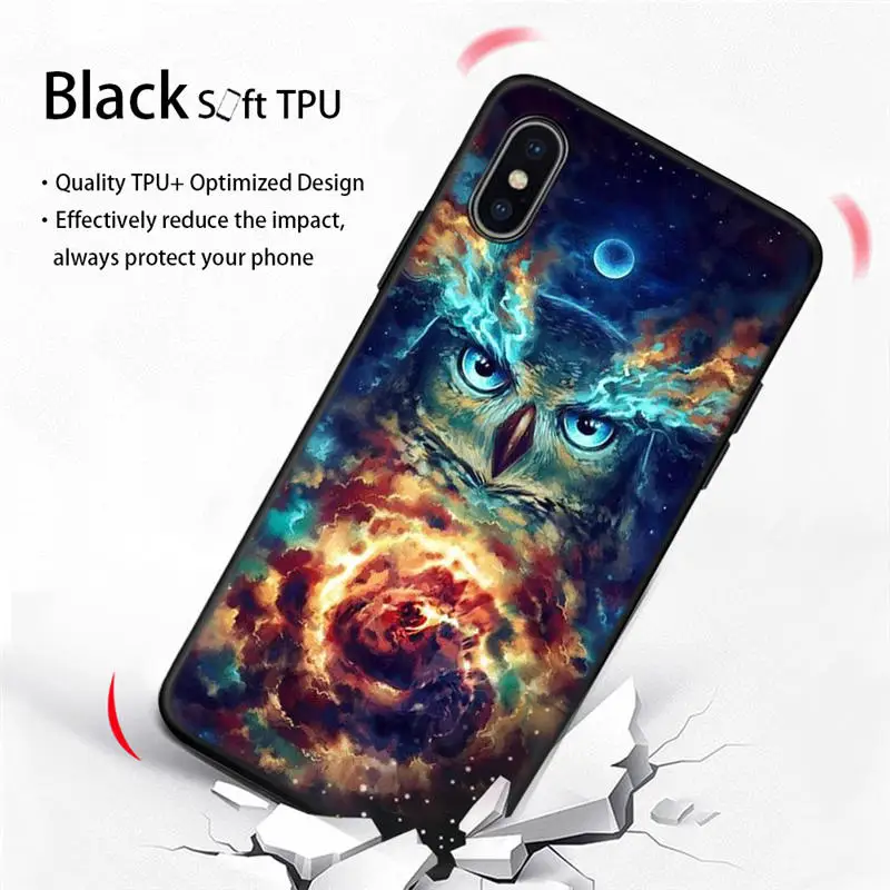 Крутой лев тигр Обезьяна Животное черный чехол ТПУ для iPhone X XR XS Max 8 7 6 6S Plus 5 5S SE Силиконовая задняя крышка Coque Fundas Etui