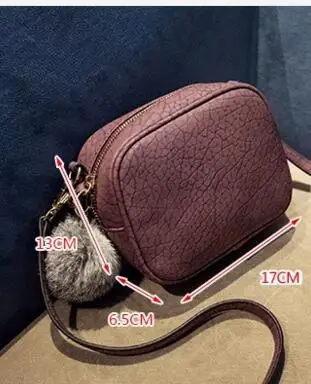 2017 осенняя и зимняя новая модная матовая маленькая квадратная сумка с шариками