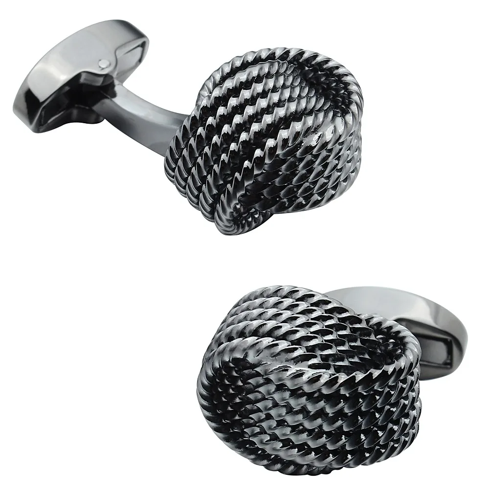 Брендовые модные ювелирные запонки Hawson с узлом для мужчин свадебный подарок