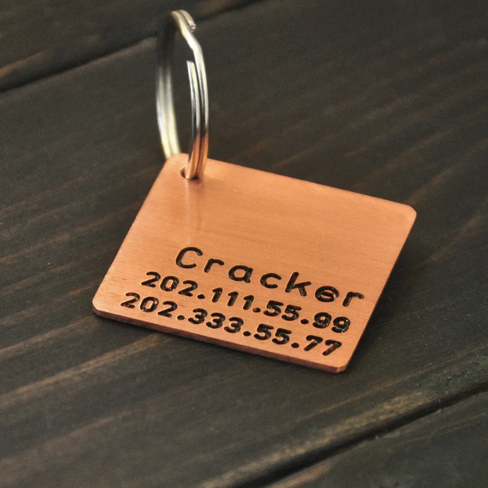 Персонализированная идентификационная бирка для домашних животных