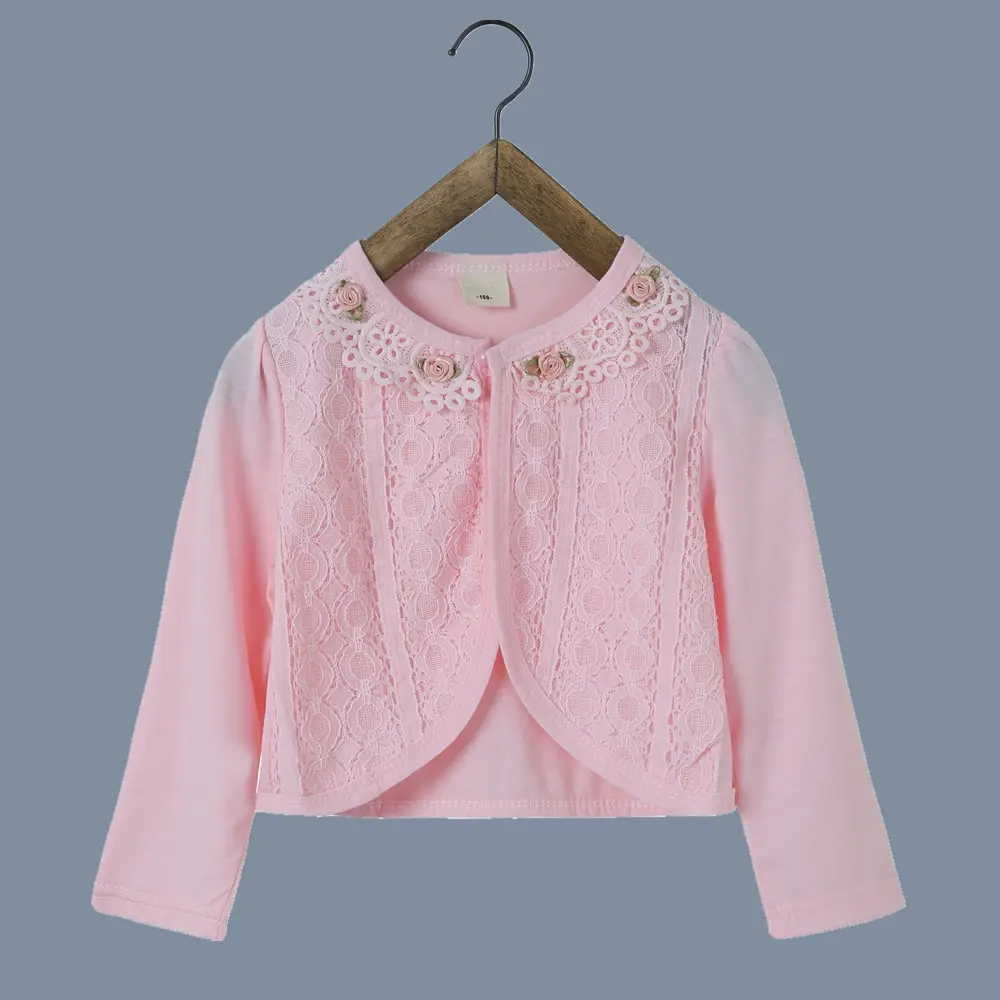 Верхняя одежда RL для маленьких девочек хлопковая белая детская куртка кардиган