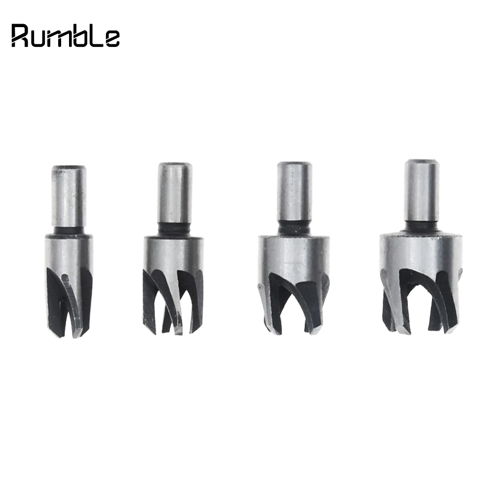 4 шт. резец для резьбы по дереву набор сверл пробковых 5/8 &quot1/2&quot 3/8 &quot1/4&quot ручной