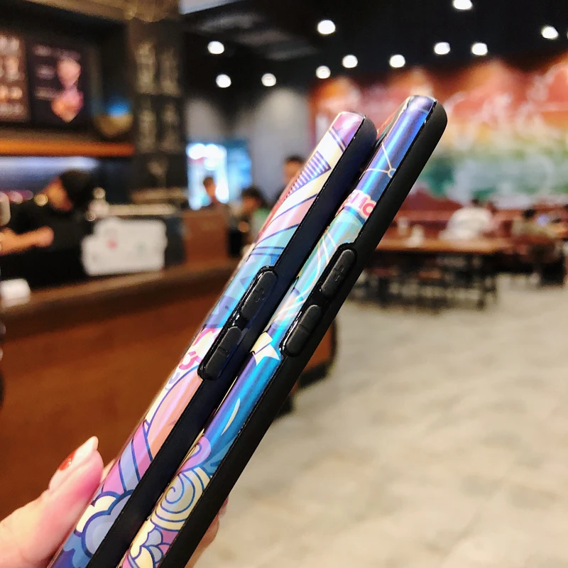 Глянцевый чехол IMD для OPPO F9 A7X R17 Pro R15 Dream A3 с синим светом oppo r11s Plus r17 r15 полностью